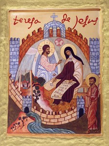 Icono de las Moradas. Carmelitas Descalzas. Haifa