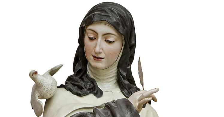 "Santa Teresa de Jesús" de José de Mora (detalle). Catedral de Córdoba. Foto de Manuel Pijuán