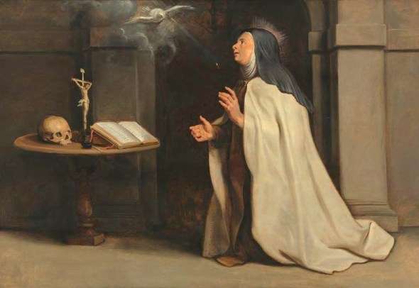 Peter Paul Rubens, Visión de santa Teresa del Espíritu Santo, 1614 óleo sobre tabla, Museo Boijmans Van Beuningen, Rotterdam
