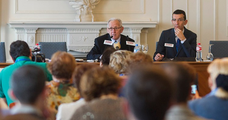28-07-2015 Santander UIMP XIV Escuela de Teología «Karl Rahner - Hans U. Balthasar». La mística y los místicos Olegario González de Cardedal, miembro de la Real Academia de Ciencias Morales y Políticas y teólogo Fotos: Juan Manuel Serrano Arce